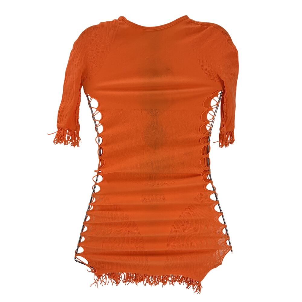 Poster Girl Cutout Orange Miranda Mini Dress Size XXS - Picture 3 of 4